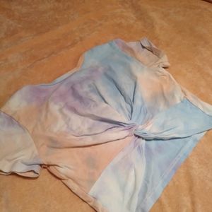 Tie dyed crop top
